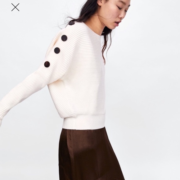 Zara Knit Ribbed Sweater - Picture 4 of 7